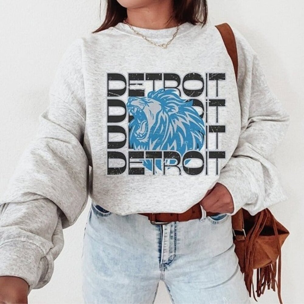 Detroit Football Sweatshirts For Lions Fans